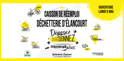 Illustration du contenu : Nouveauté à la déchetterie d'Elancourt : un ...