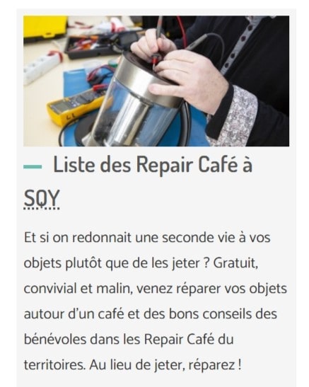 Trouver son Repair Café de proximité 