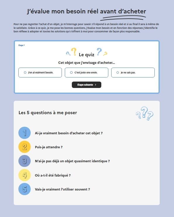 Faites-le test : en avez-vous vraiment besoin ?